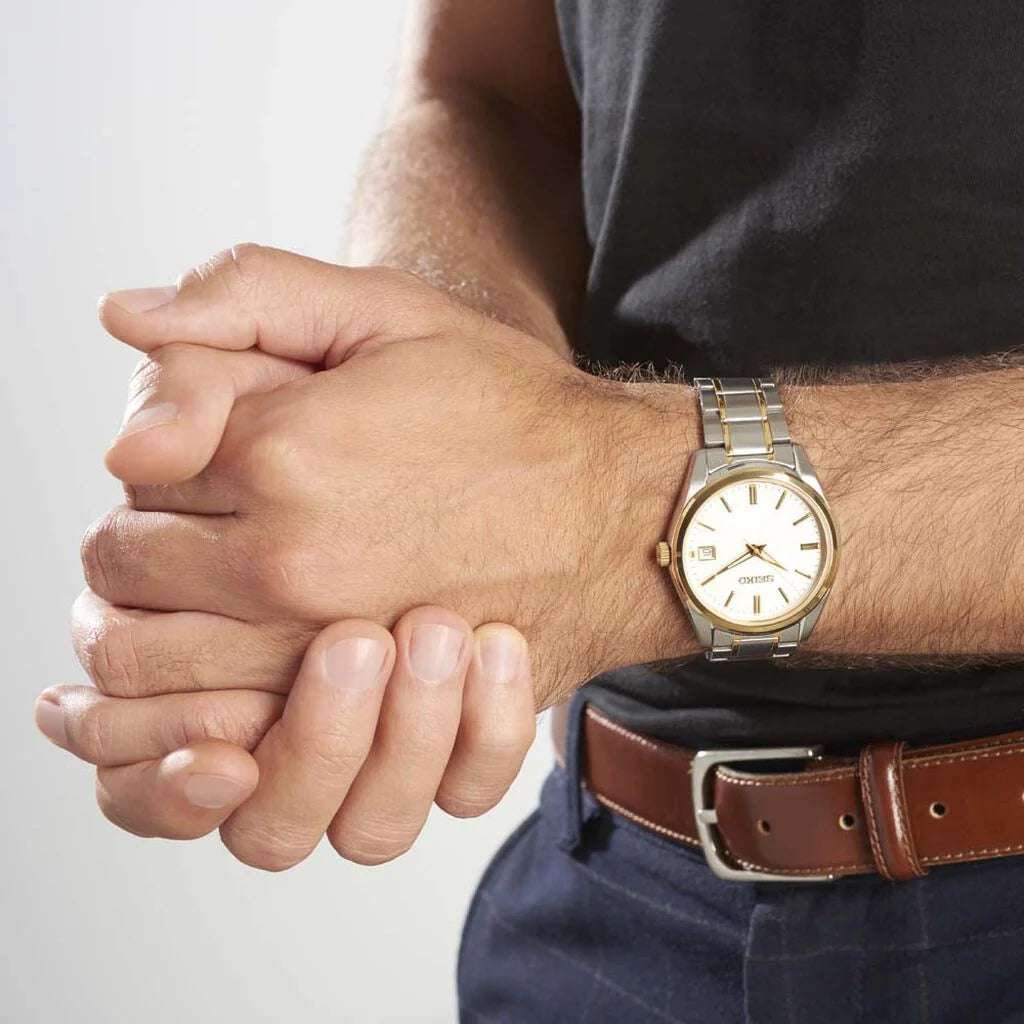 Seiko Essentials Two-Tone Watch SUR312