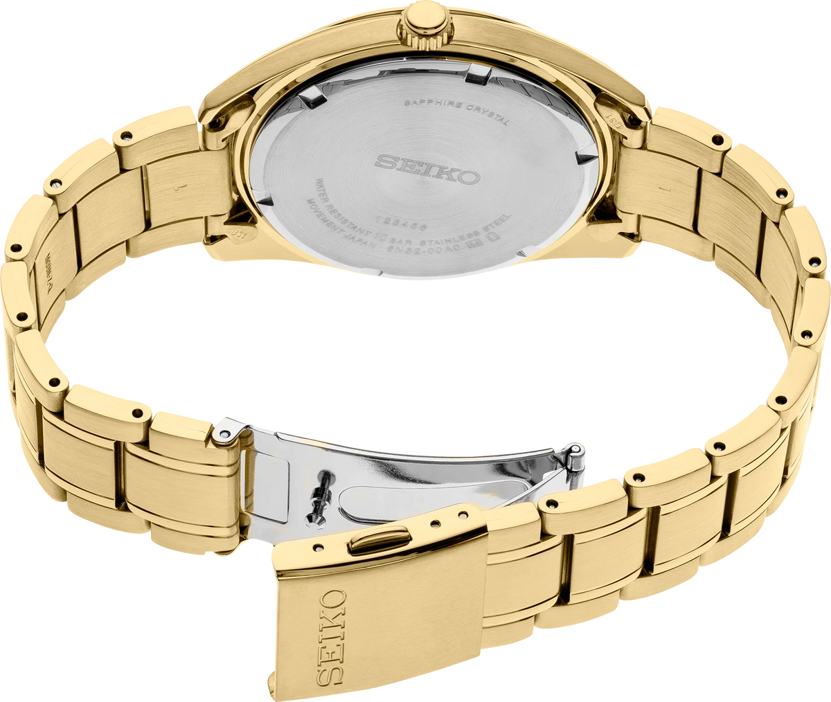 Seiko Essentials Gold Watch SUR314