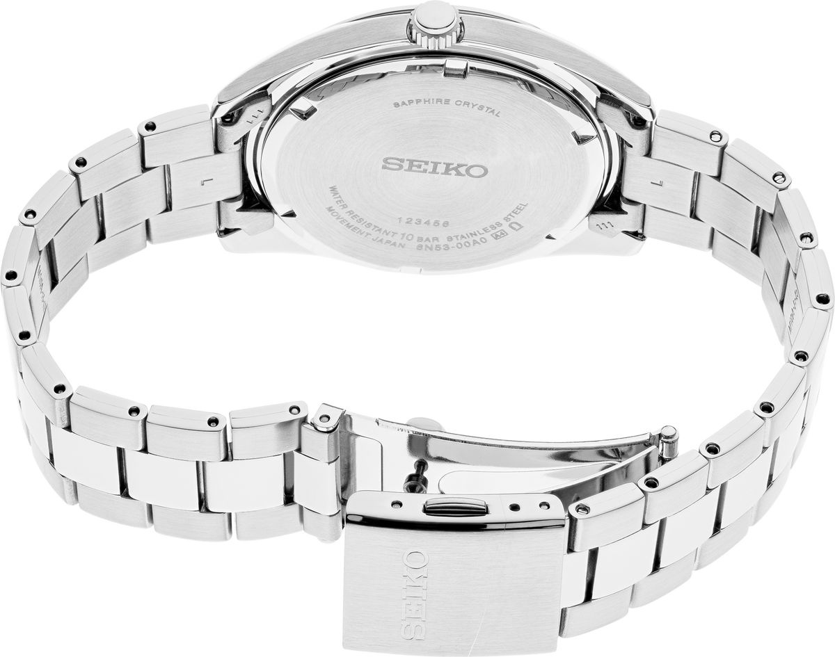 Seiko Essentials Dark Grey Dial Watch SUR343
