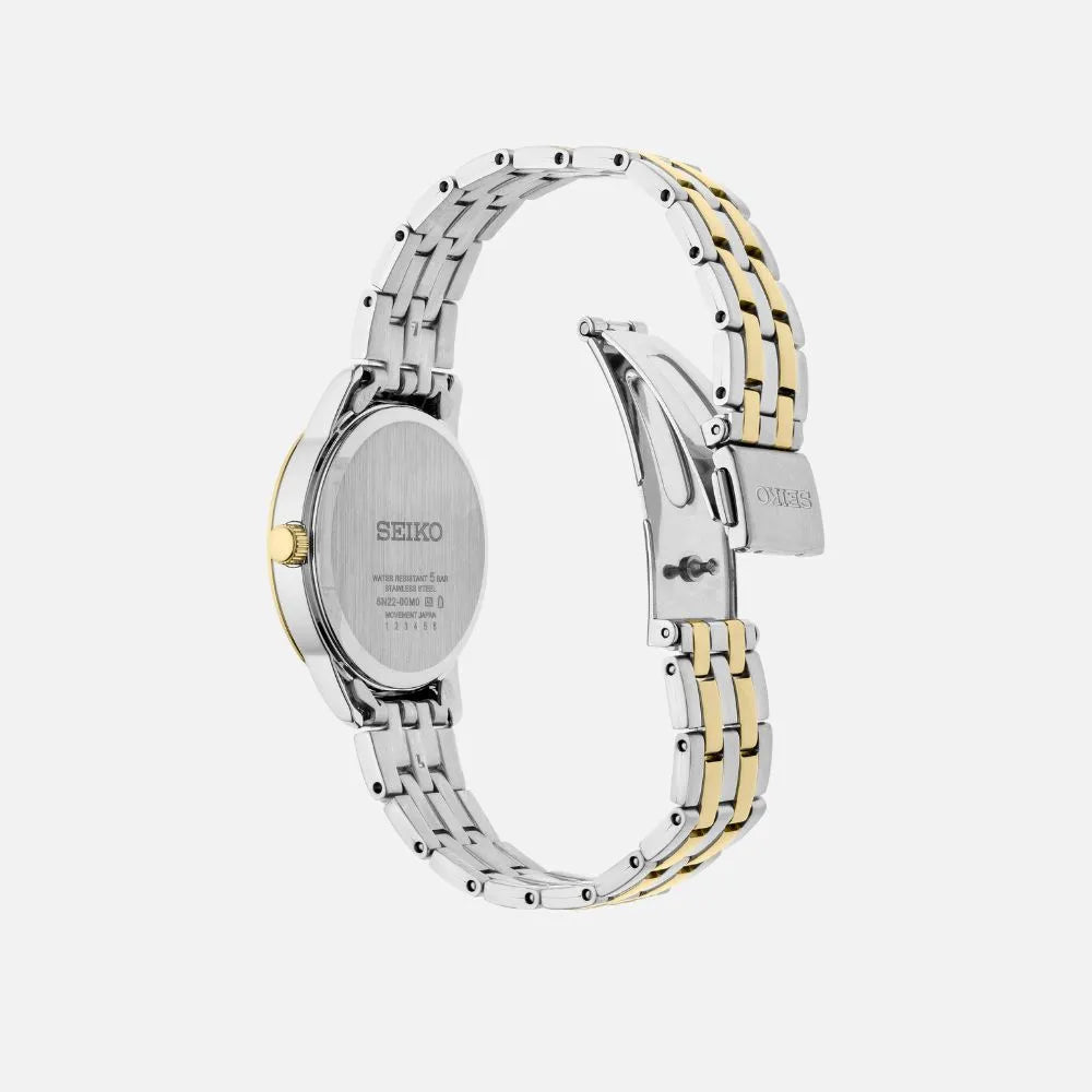 Seiko Women's Essentials Two-Tone Watch SUR410