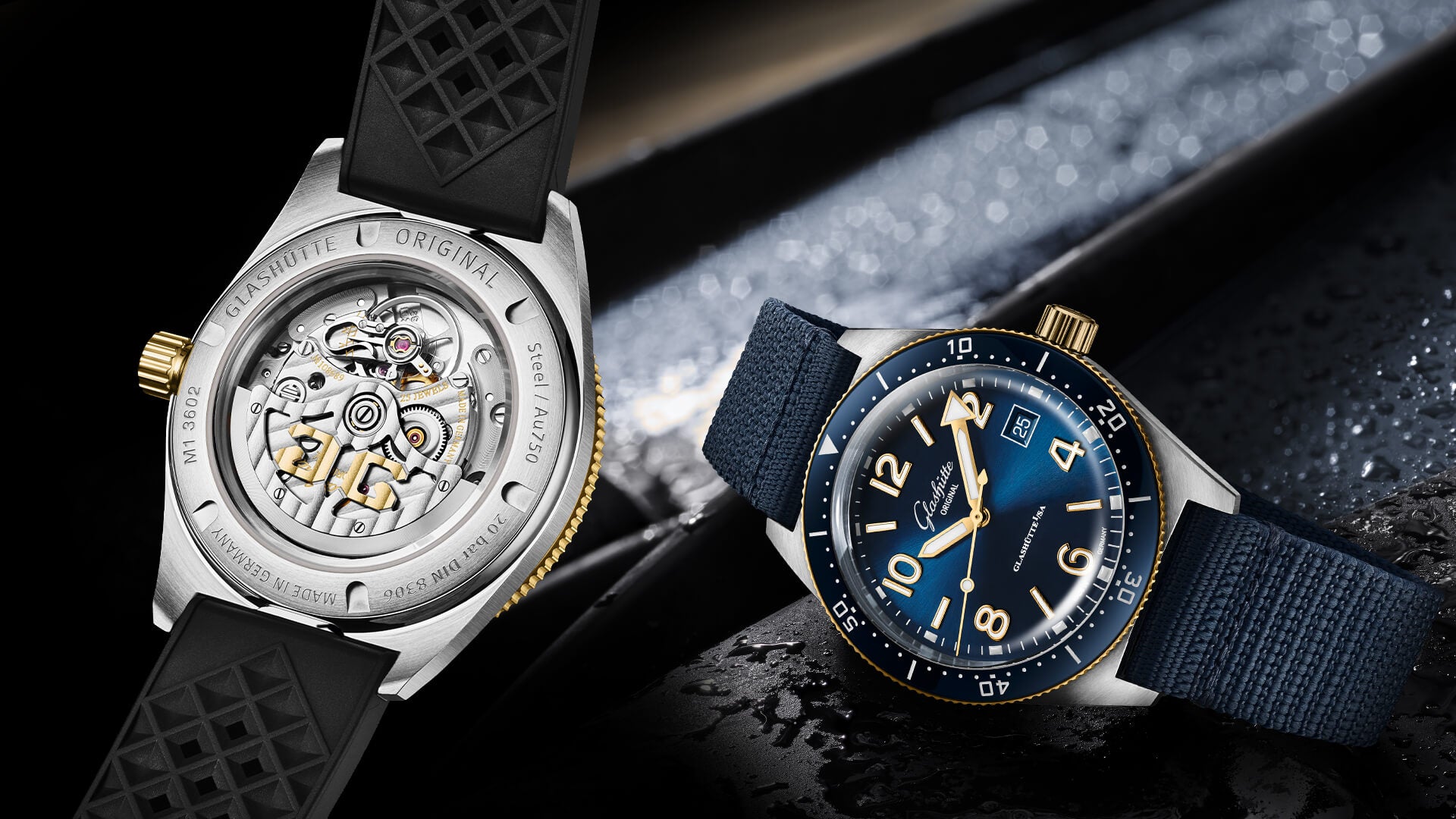 Glashutte Original SeaQ Watch 1-39-11-10-90-34