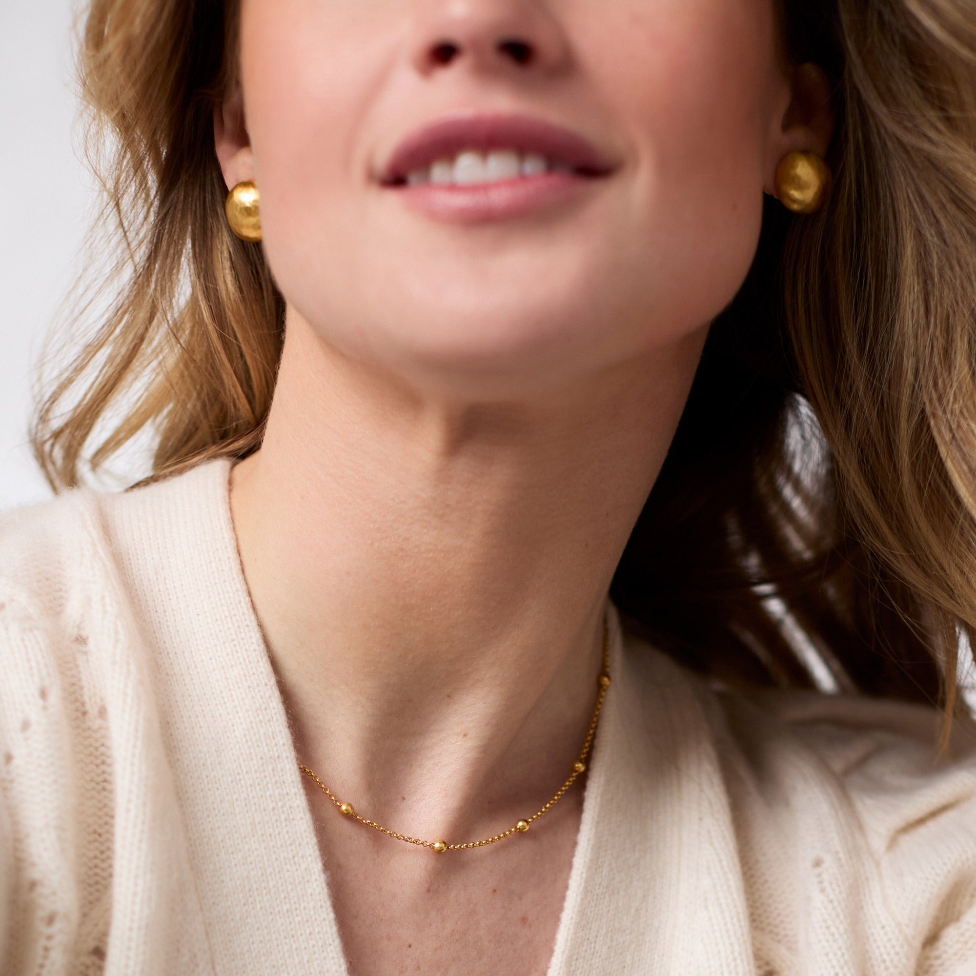 Julie Vos Solara Delicate Station Necklace, 18.5" Length