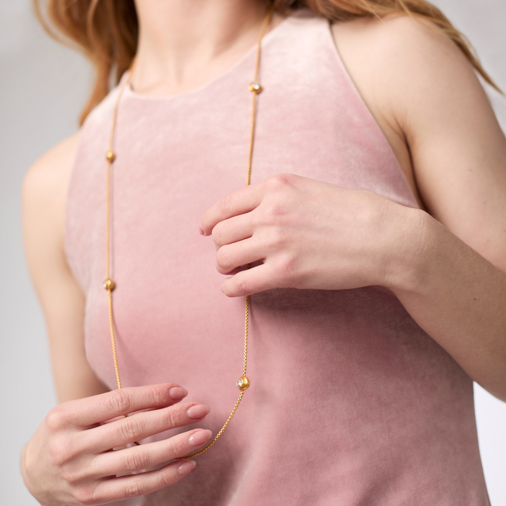 Julie Vos Tribeca Station Necklace, 38" Length