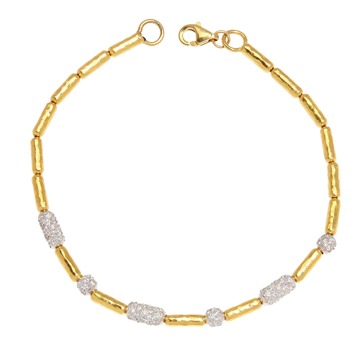 Gurhan Vertigo Gold Single Strand Bracelet in Yellow Gold