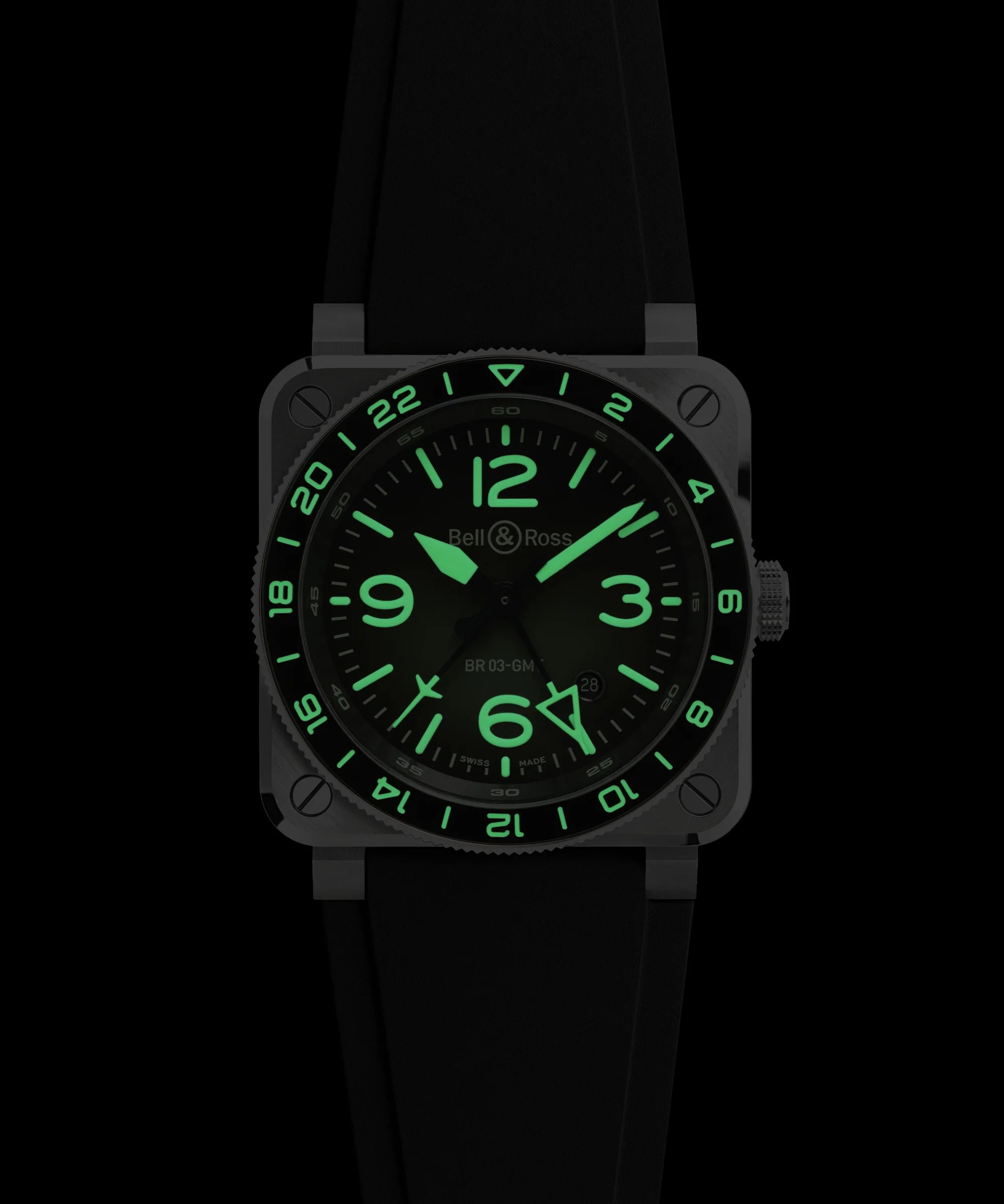 Bell & Ross BR-03 Green Gradient Dial Watch