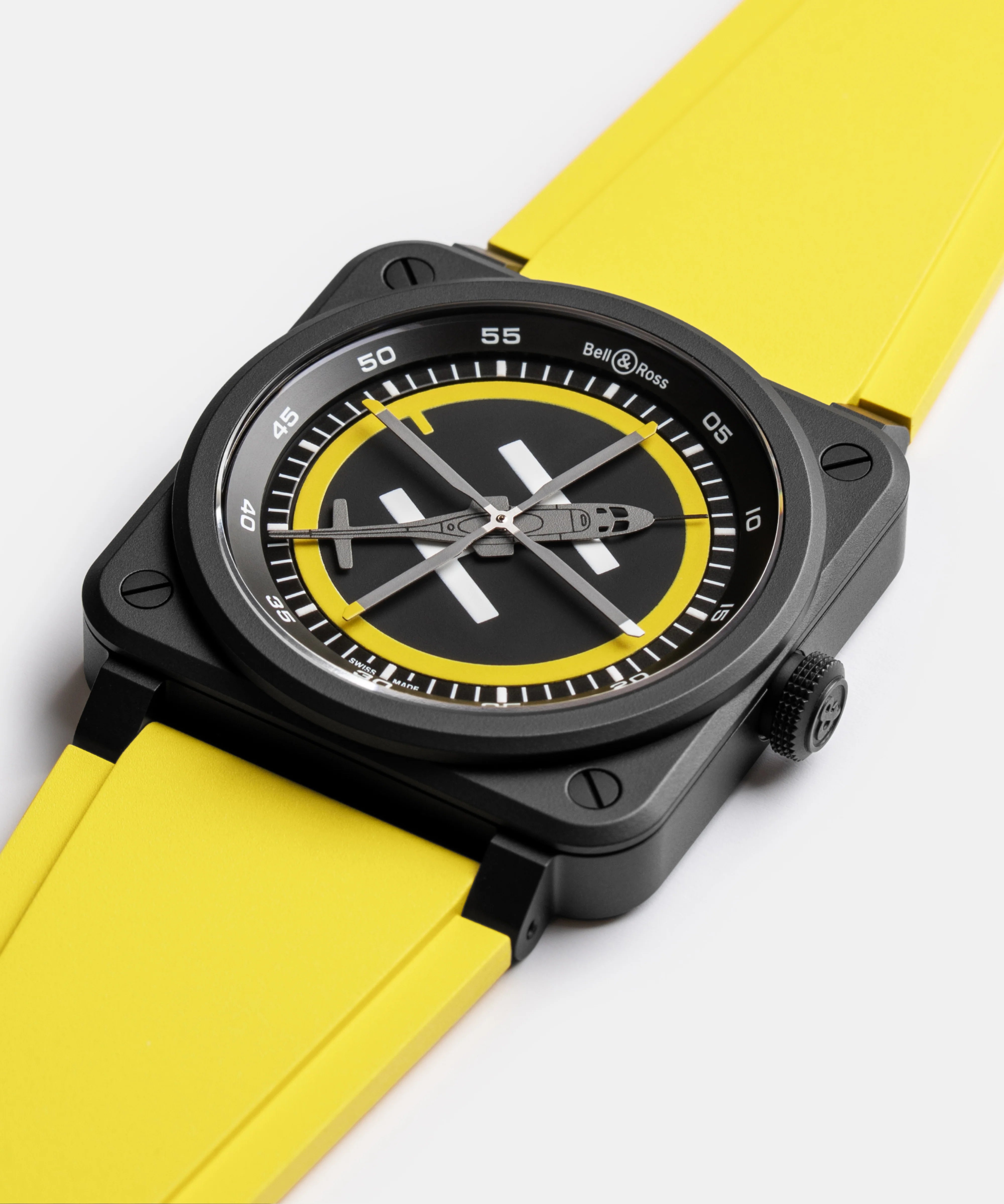 Bell & Ross BR-03 Yellow Helipad Watch
