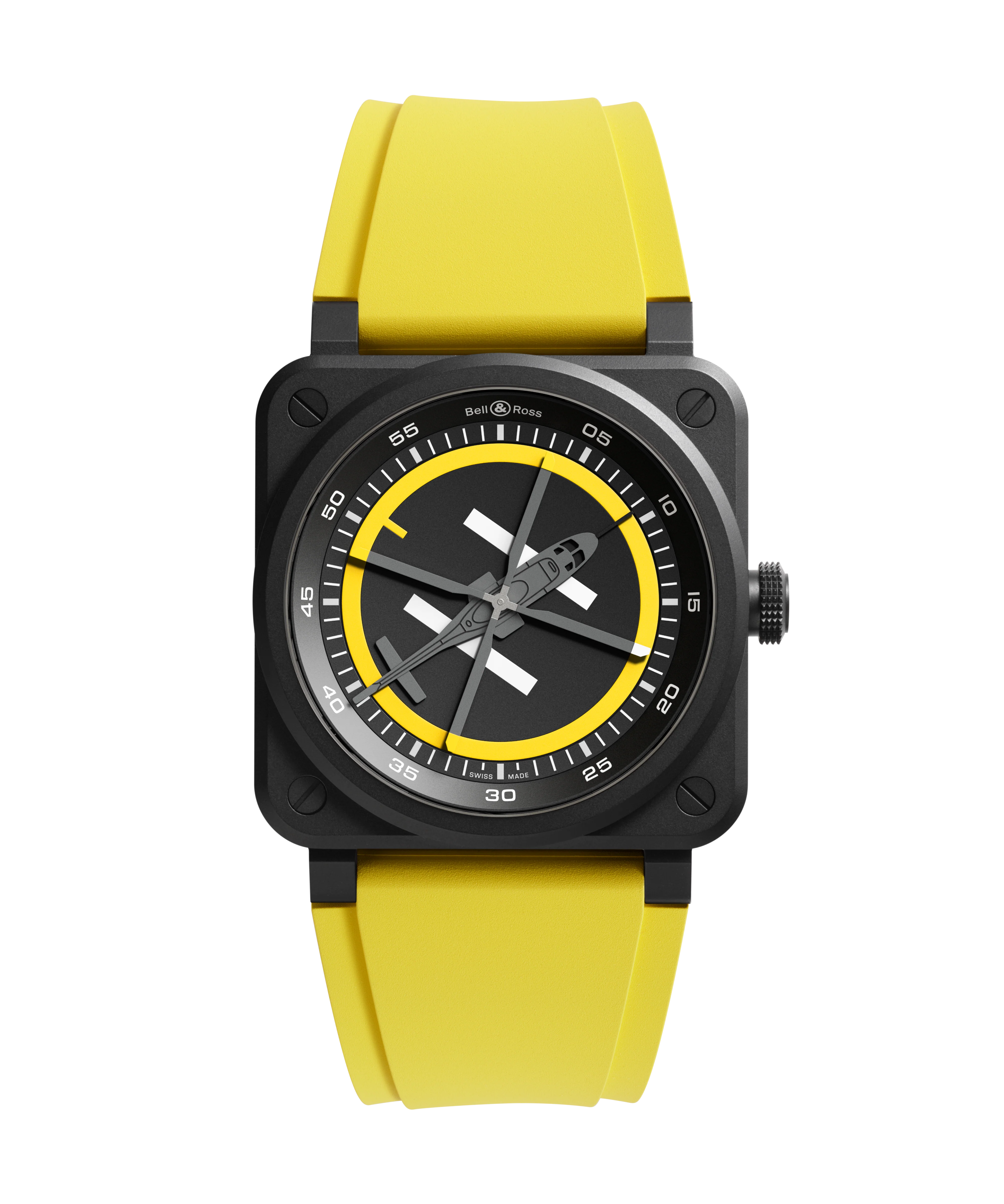 Bell & Ross BR-03 Yellow Helipad Watch