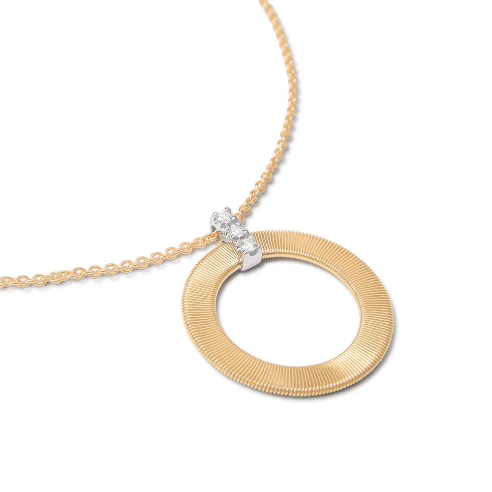 Marco Bicego Masai Circle Necklace in 18K Yellow Gold