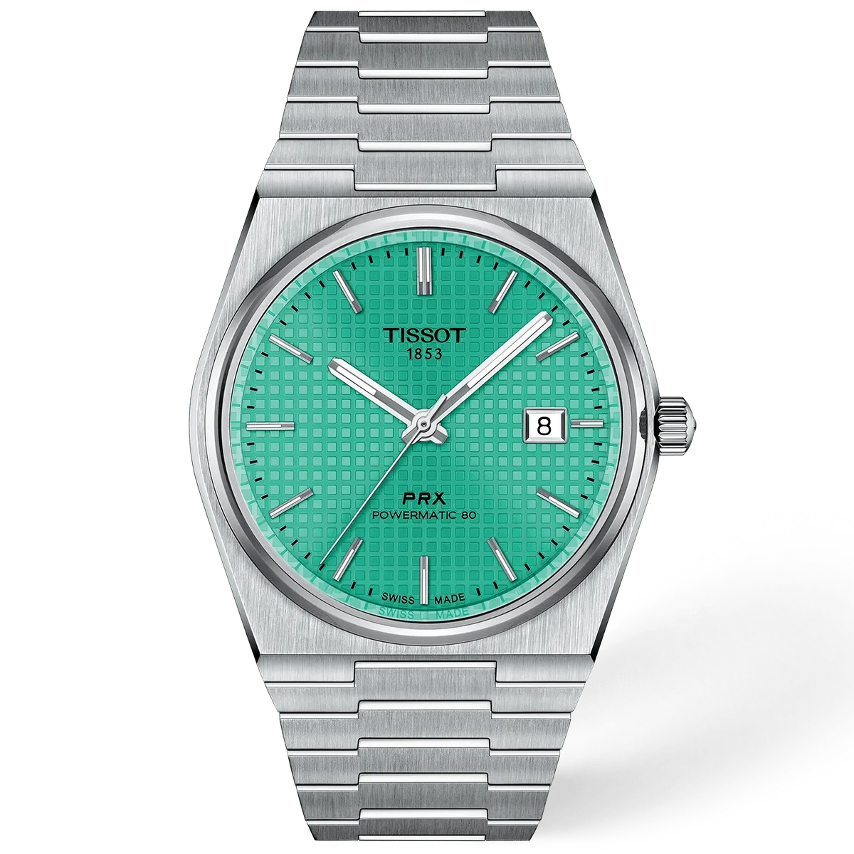Tissot PRX Mint Dial Watch T1374071109101