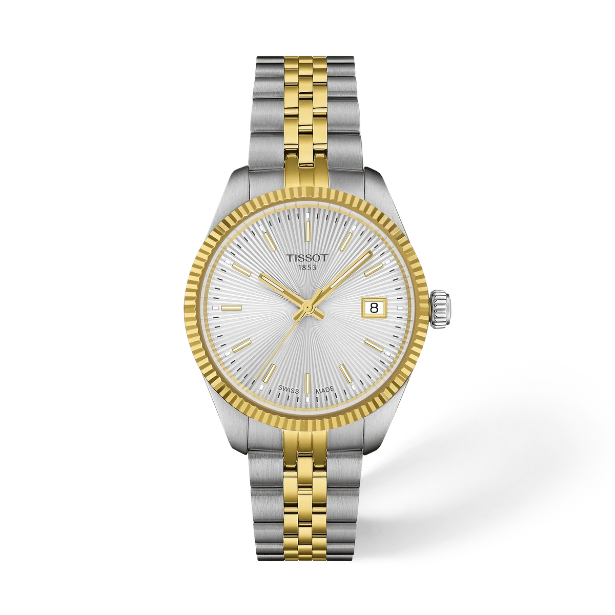Tissot Ballade Two-Tone Silver Dial Watch T1562102203100