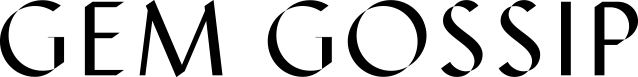 Text 'GEM GOSSIP' in a stylized font on a black background