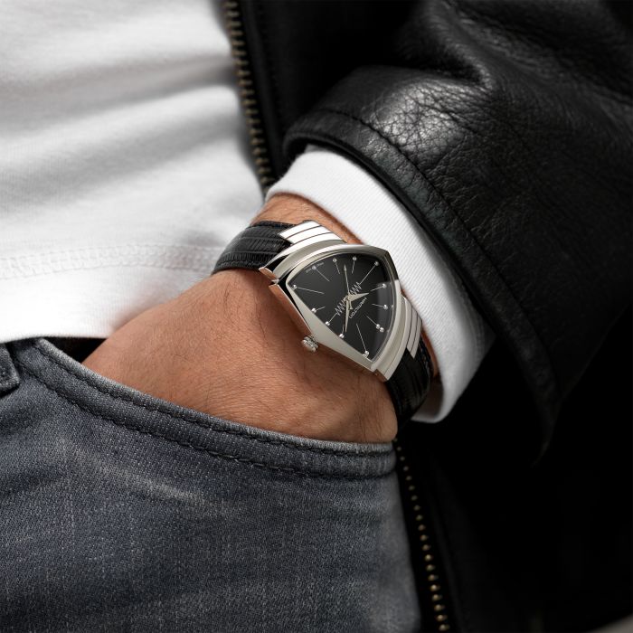Hamilton Ventura Black Dial Watch 32MM H24411732