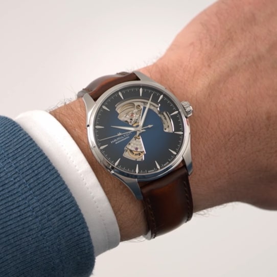 Hamilton Jazzmaster Open Heart Watch H32675540