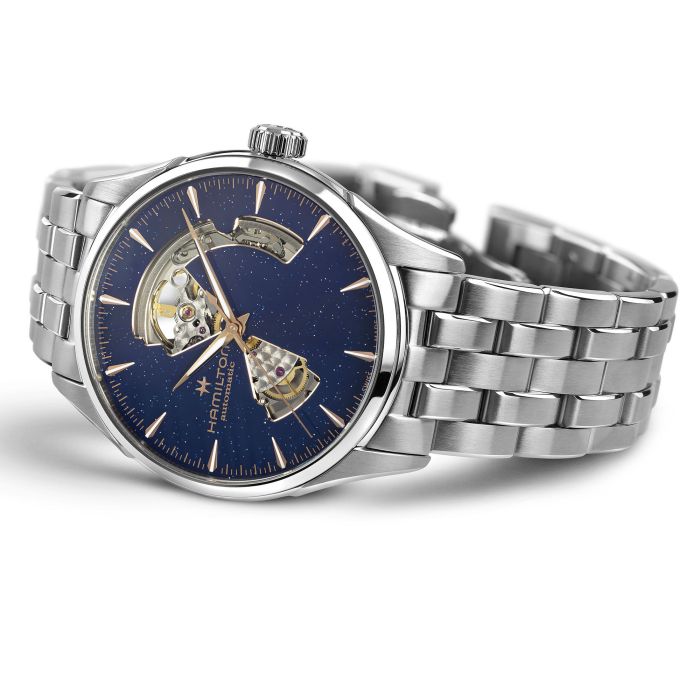Hamilton Jazzmaster Open Heart Blue Dial Watch 42MM H32705140