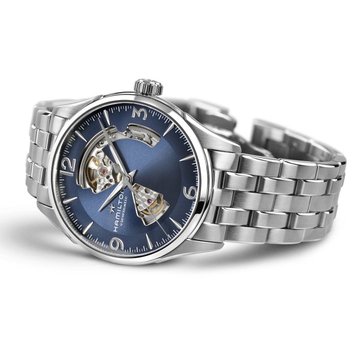 Hamilton Jazzmaster Open Heart Blue Dial Watch 42MM H32705141