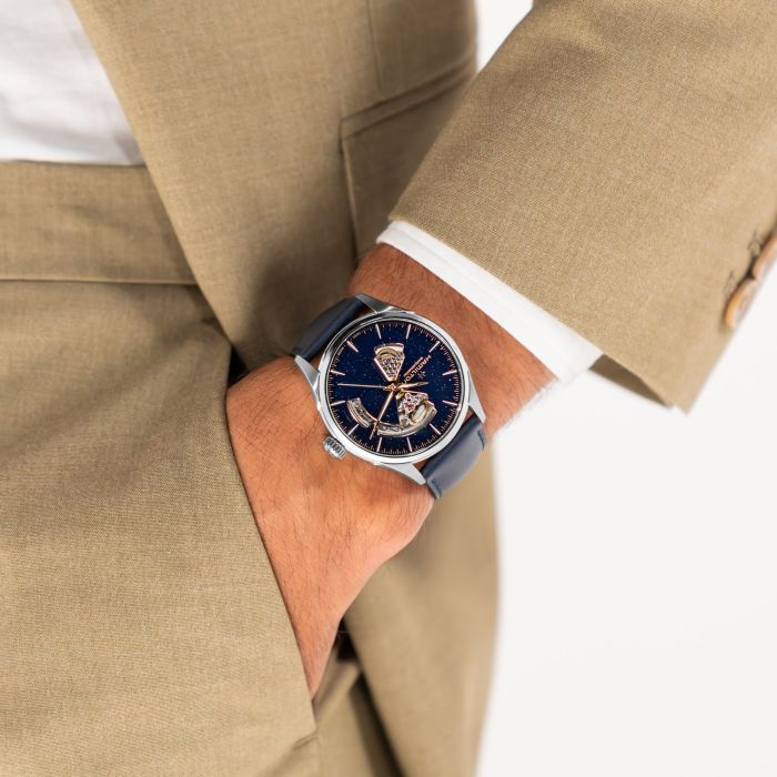 Hamilton Jazzmaster Open Heart Blue Adventurine Dial Watch H32705640