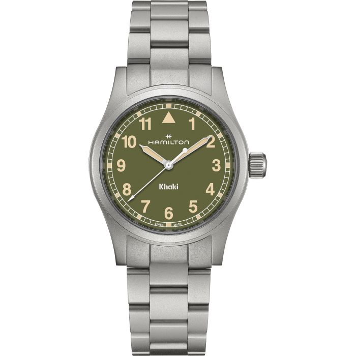 Hamilton Khaki Field Green Dial Watch 38MM H69401160
