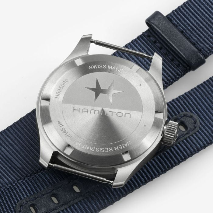Hamilton Khaki Field Mechanical Blue Dial Watch 40MM H69509940