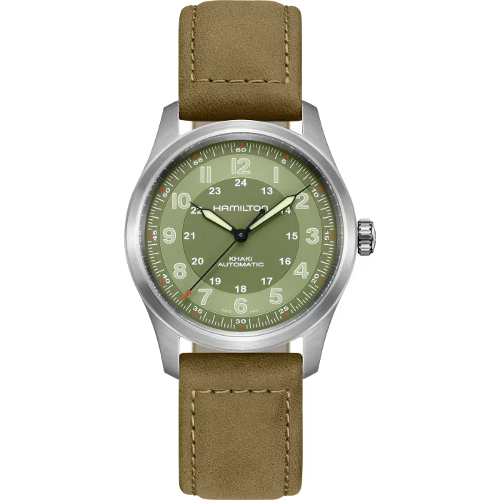 Hamilton Khaki Field Green Dial Watch 38MM H70205860