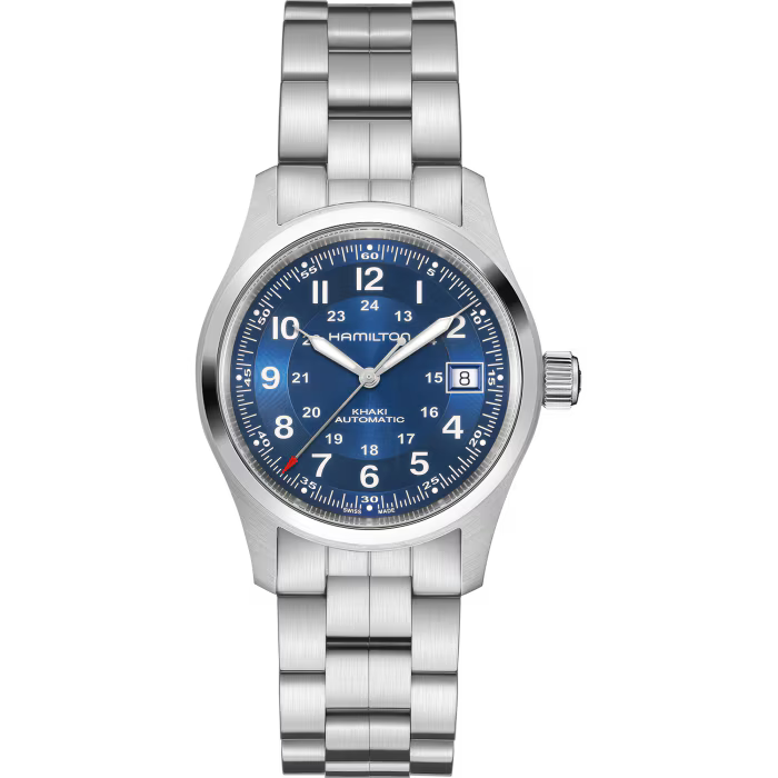 Hamilton Khaki Field Blue Dial Watch 38MM H70455140