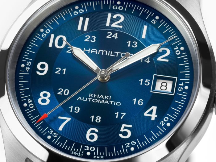 Hamilton Khaki Field Blue Dial Watch 38MM H70455140