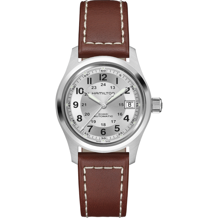 Hamilton Khaki Field Silver Dial Watch 38MM H70455553