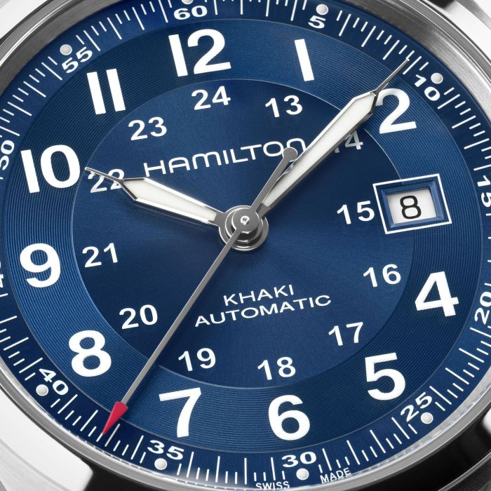Hamilton Khaki Field Blue Dial Watch 42MM H70605540