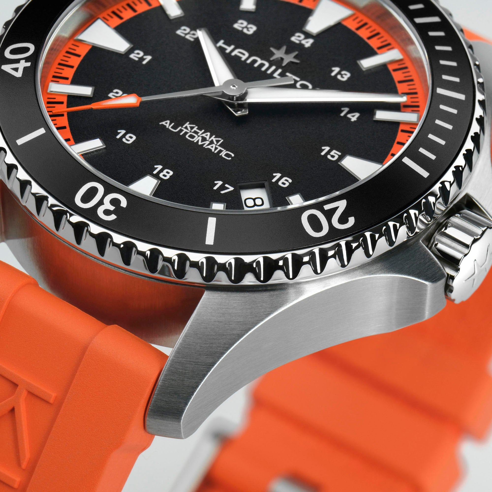 Hamilton Khaki Navy Scuba Orange Watch H82395331