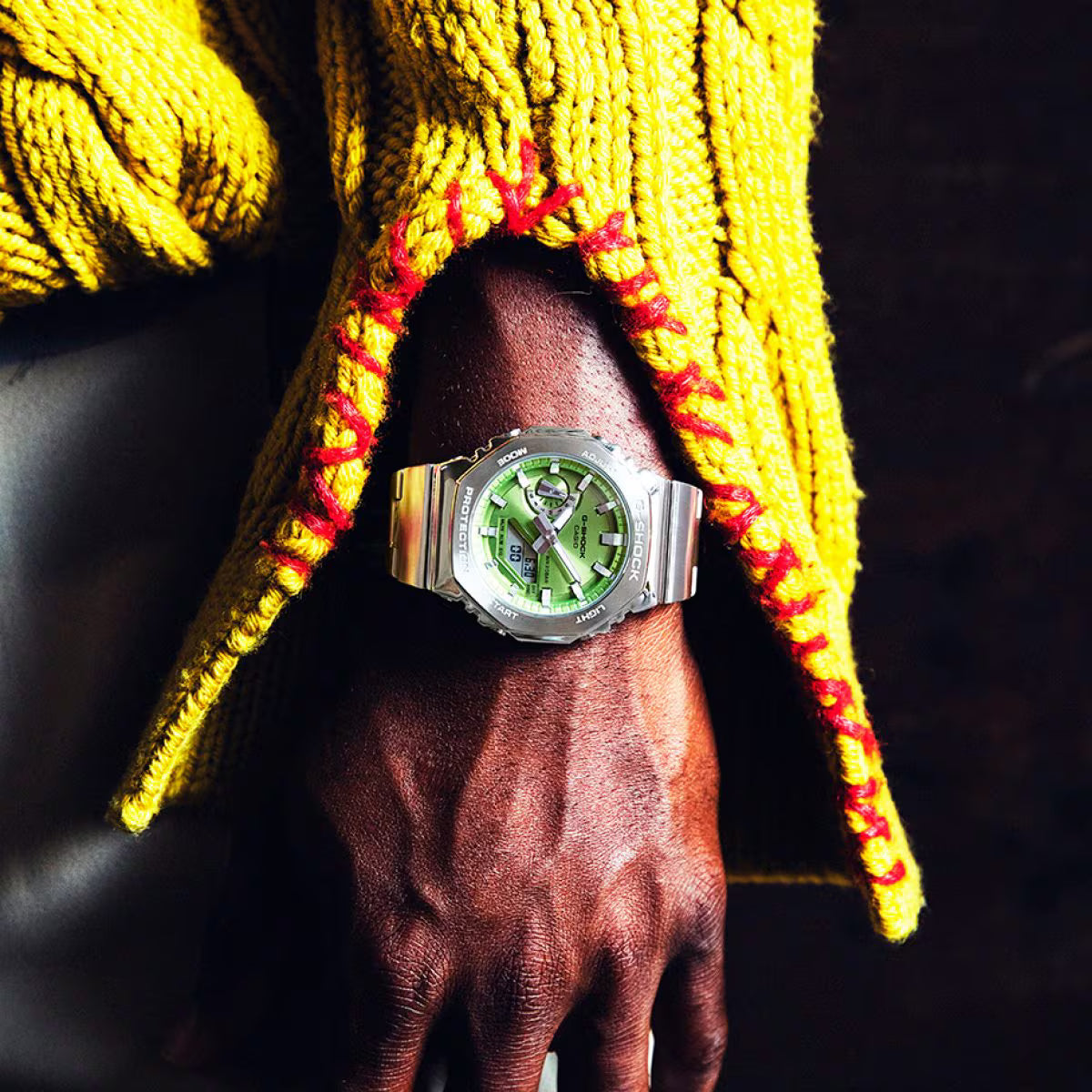 G-Shock G-Steel Green Dial Watch GM2110-3A