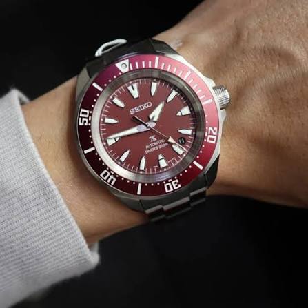 Seiko Prospex Diver Samurai Red Dial Watch SRPL11