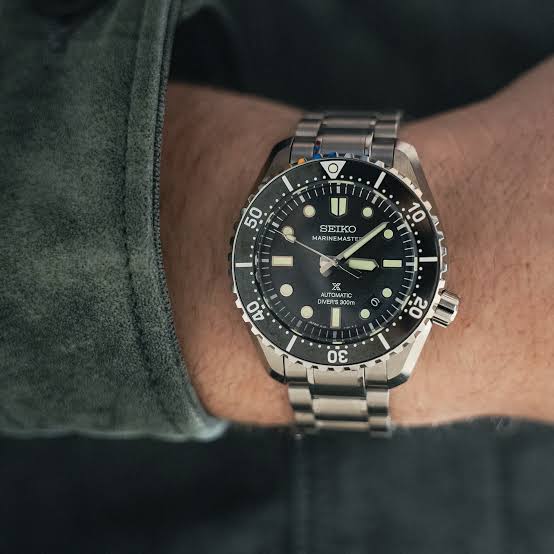 Seiko Prospex Marinemaster Black Dial Watch SLA079