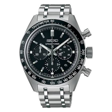Seiko Prospex Luxe Speedtimer Chrono Black Dial Watch SRQ055