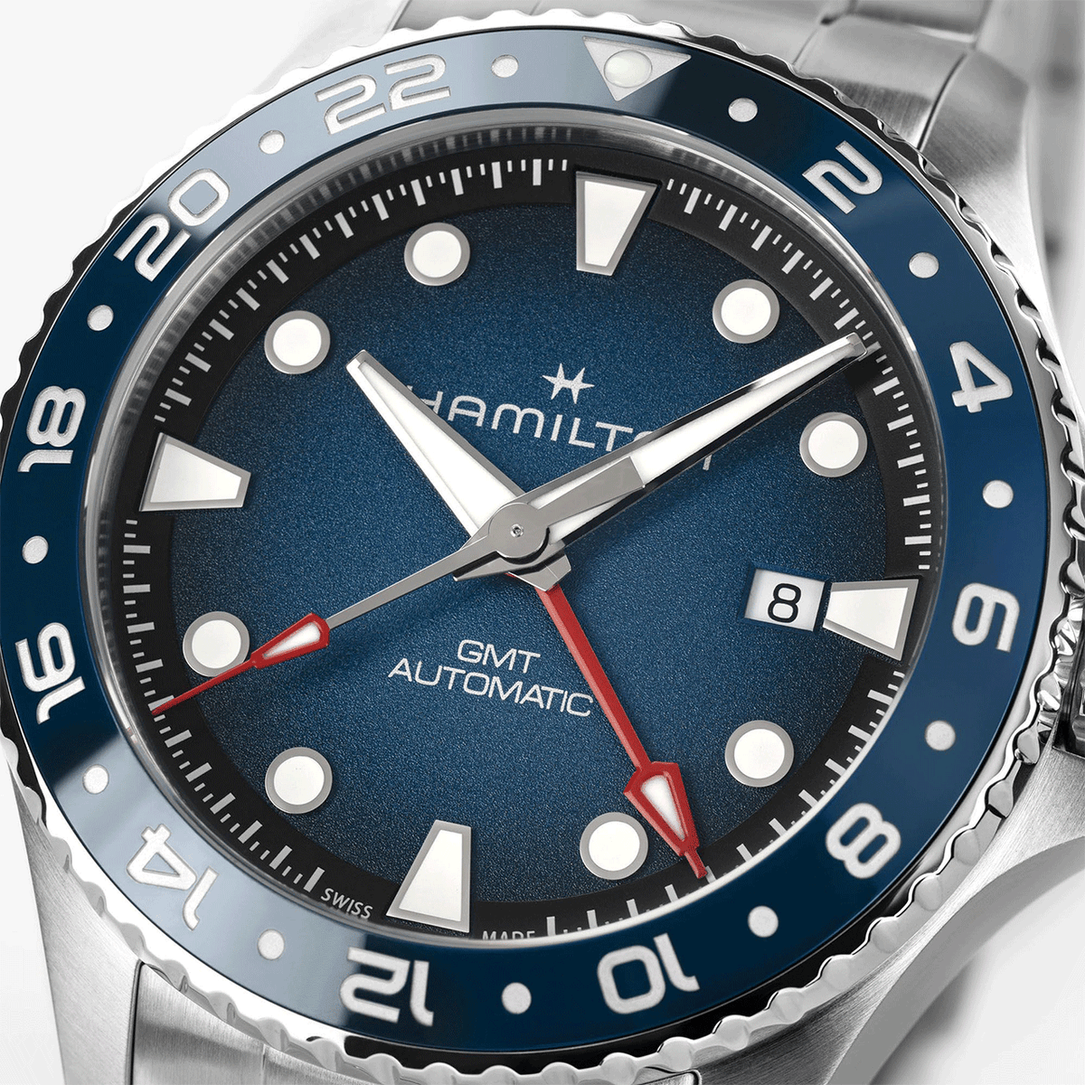 Hamilton Khaki Navy Scuba Blue Dial Watch 43MM H82535140