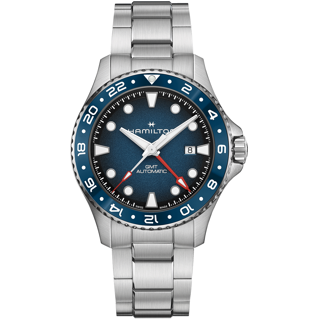 Hamilton Khaki Navy Scuba Blue Dial Watch 43MM H82535140