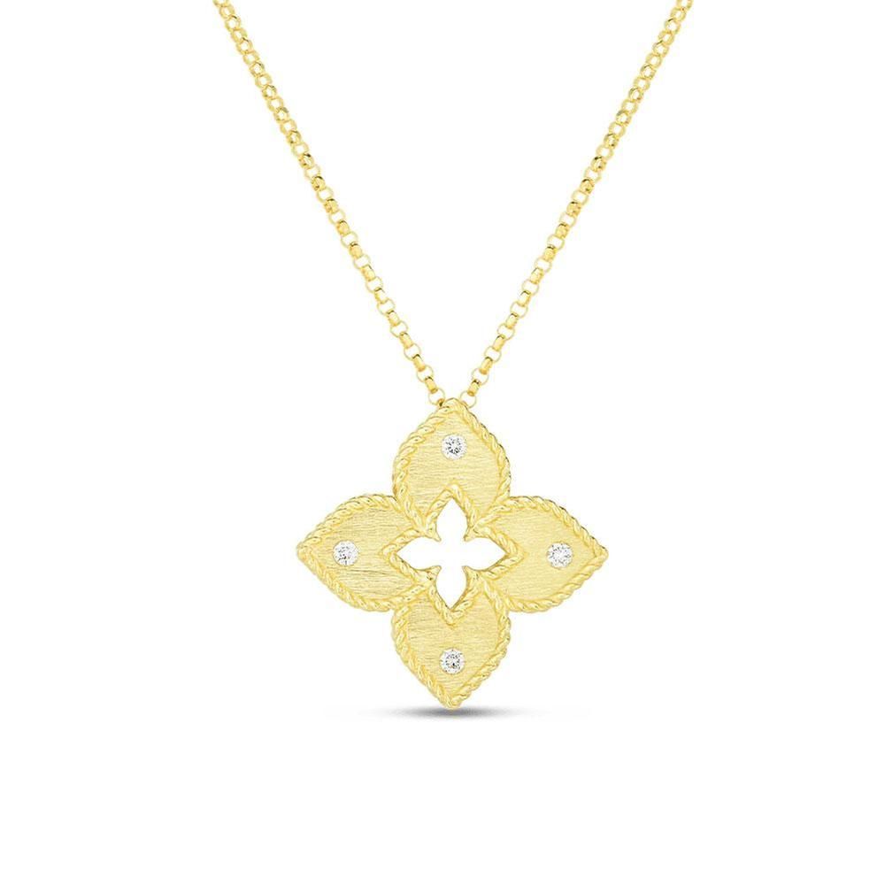 Roberto Coin Petite Venetian Princess Necklace in 18K Yellow Gold