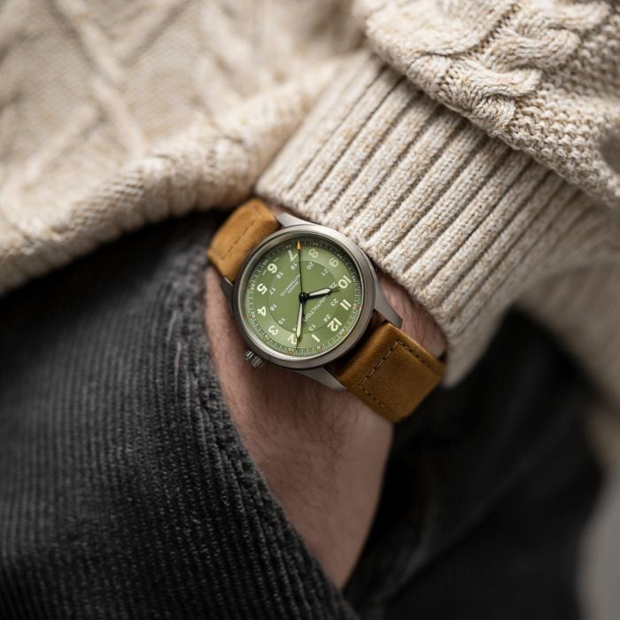 Hamilton Khaki Field Green Dial Watch 38MM H70205860