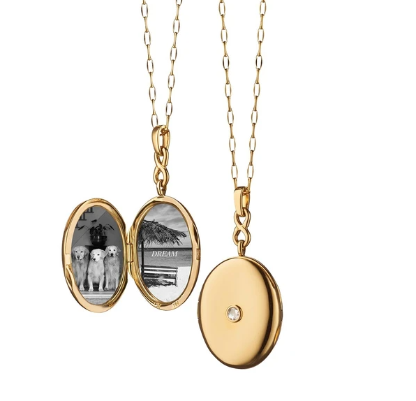Monica Rich Kosann Infinity Diamond Locket Necklace – Bailey's Fine Jewelry