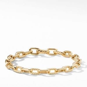 David Yurman DY Madison Chain Bracelet in 18K Yellow Gold, 6mm DY Bailey's Fine Jewelry