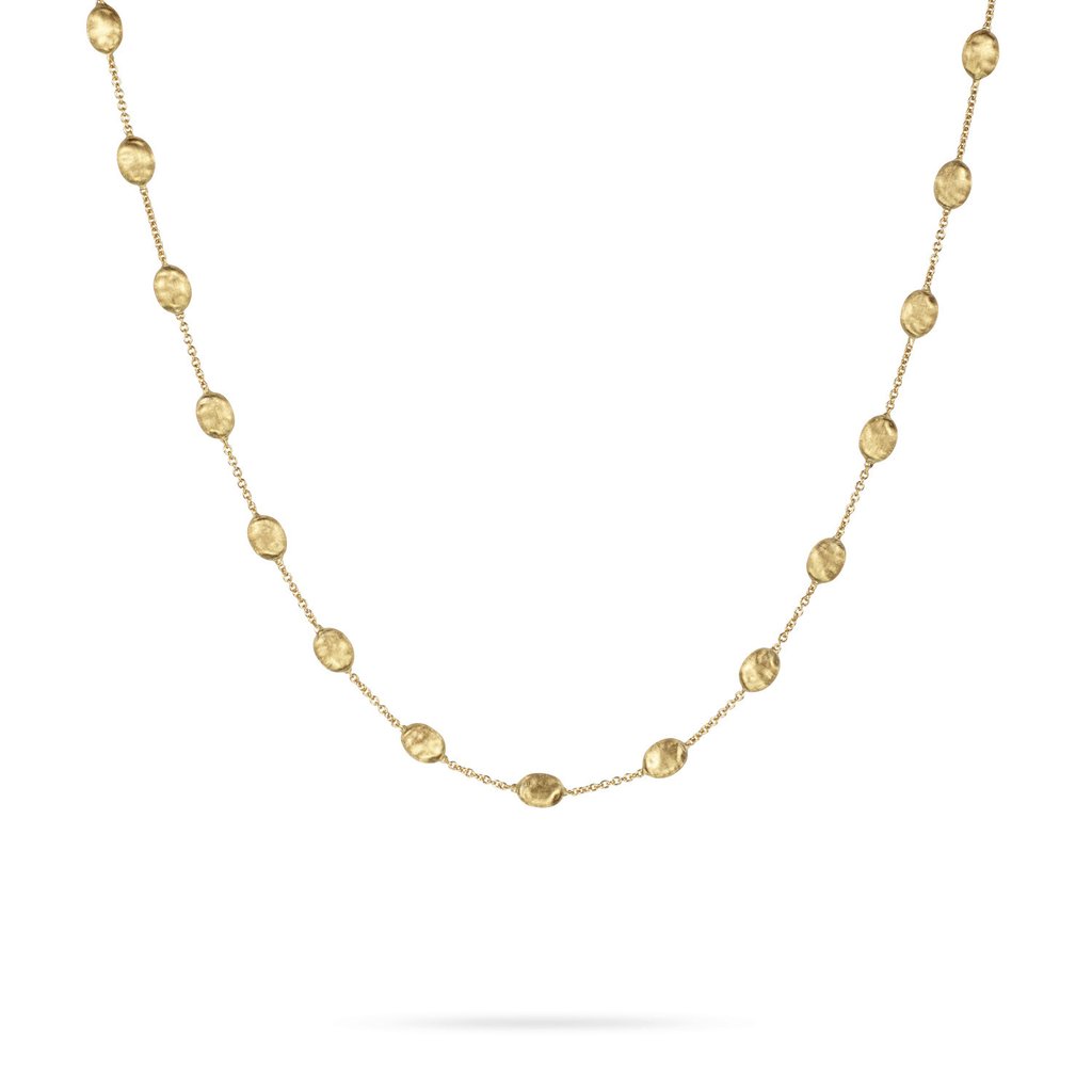 Marco Bicego Siviglia Medium Bead Necklace in 18kt Yellow Gold – Bailey ...