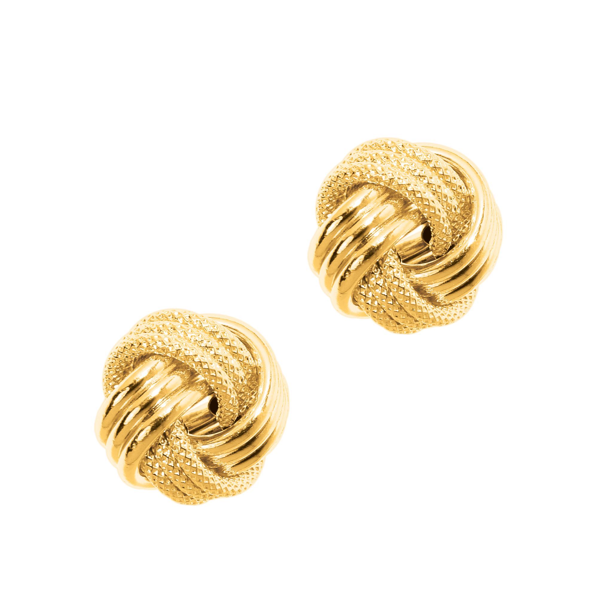 Golden Love Earrings - Gold/Clear