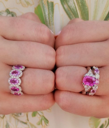 JewelersClub Pink Amethyst Ring Birthstone Jewelry – 1.00 Carat Pink  Amethyst 0.925 Sterling Silver Ring Jewelry with White Diamond Accent – Gemstone  Rings with Hypoallergenic 0.925 Sterling Silver - Walmart.com