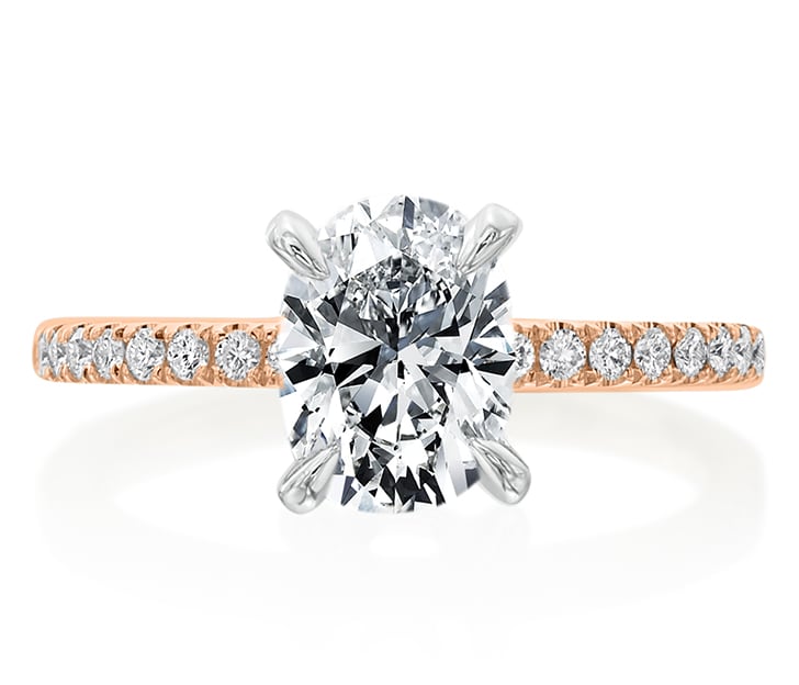 Forevermark Oval Diamond Engagement Ring Setting – Bailey's Fine Jewelry