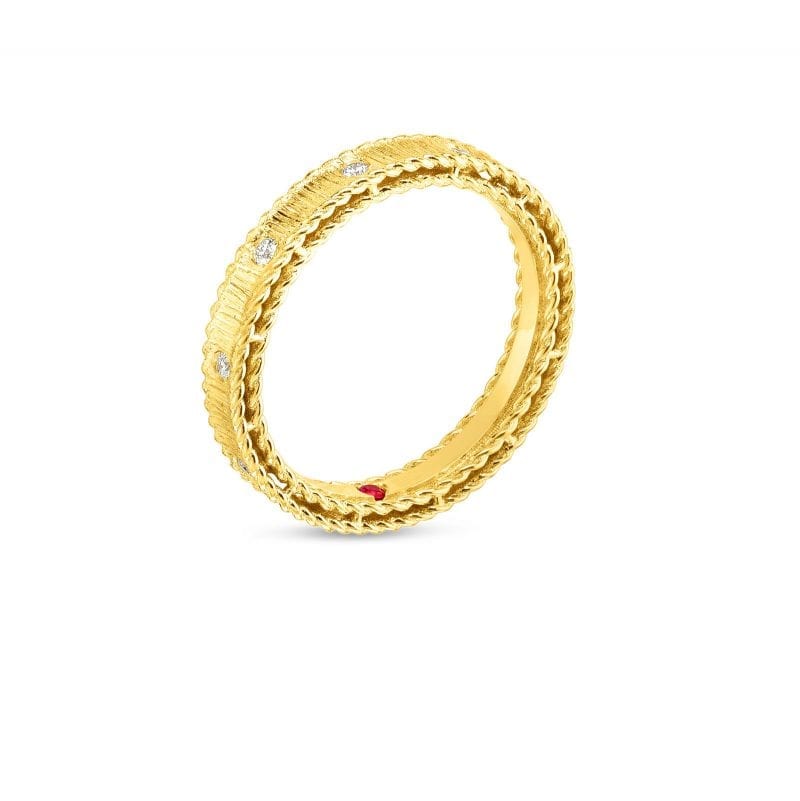 Mario Valentino Authenticated Yellow Gold Ring