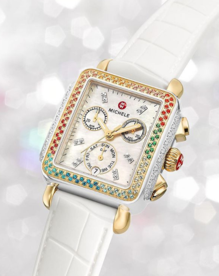 Michele carousel watch band new arrivals