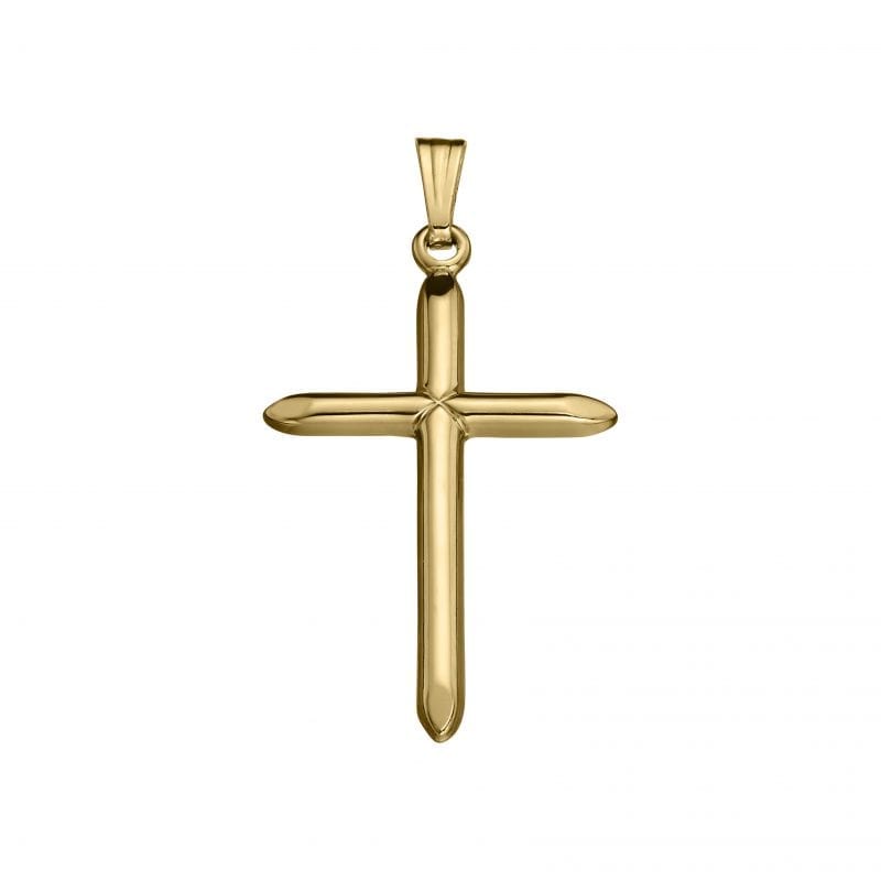 Ebony Gold Cross Necklace – Original Grain