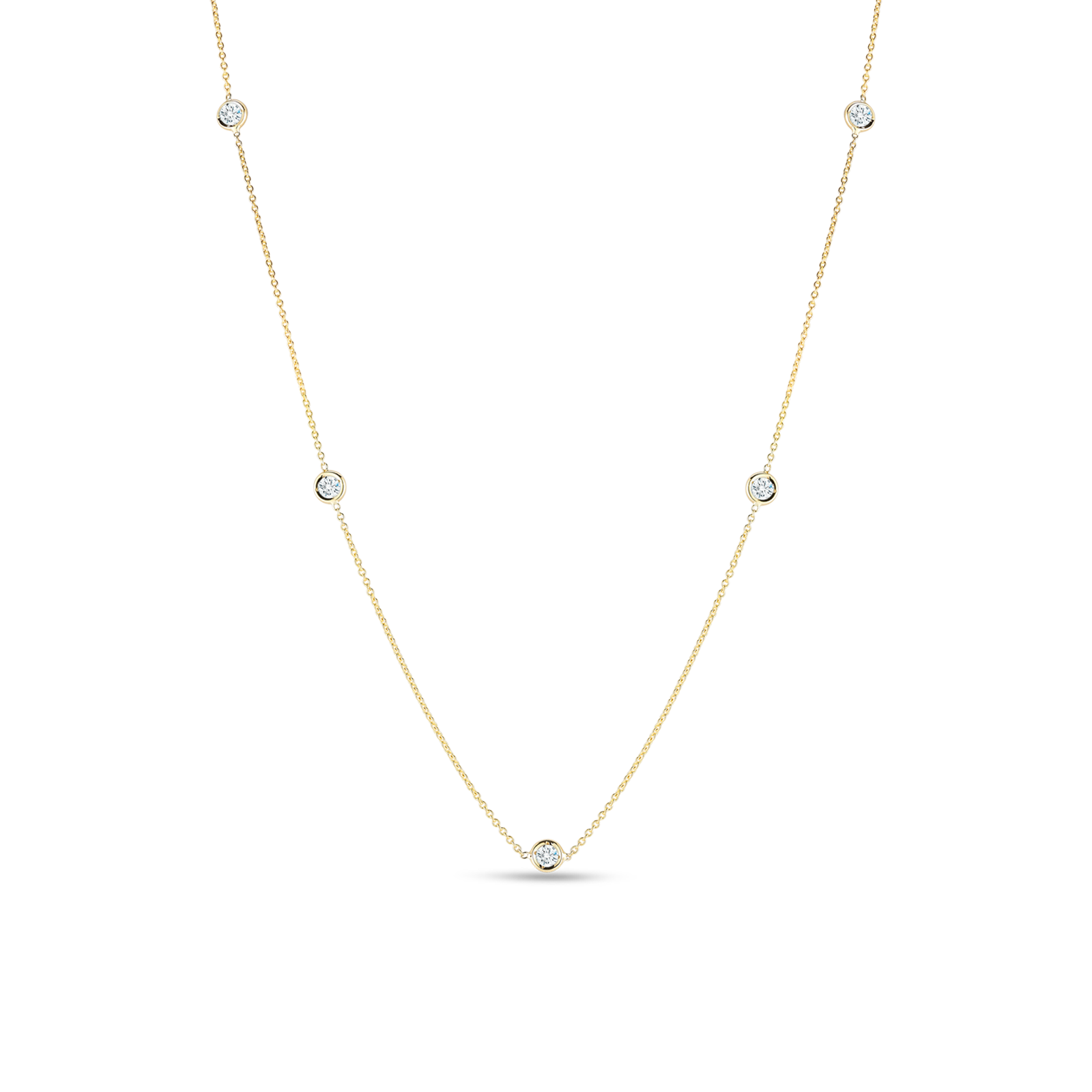 Roberto Coin 18k Diamond By The Inch Necklace – Bailey's Fine Jewelry
