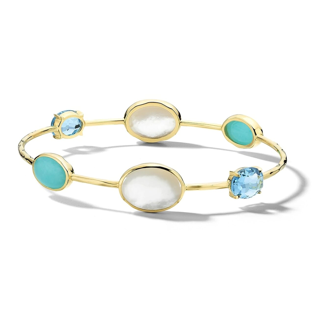 Ippolita 18k Gold 6-Stone Bracelet in Cascata – Bailey's Fine Jewelry