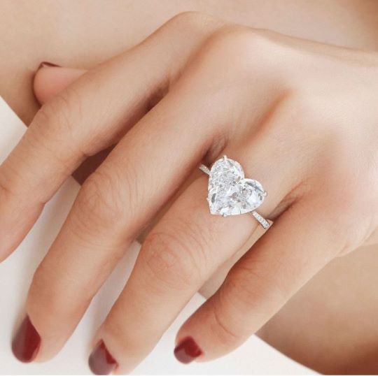 Flower Shape Halo Engagement Ring | R9613W | Valina Engagement Rings
