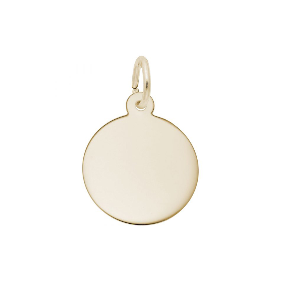 Petite Round Disc Charm – Bailey's Fine Jewelry