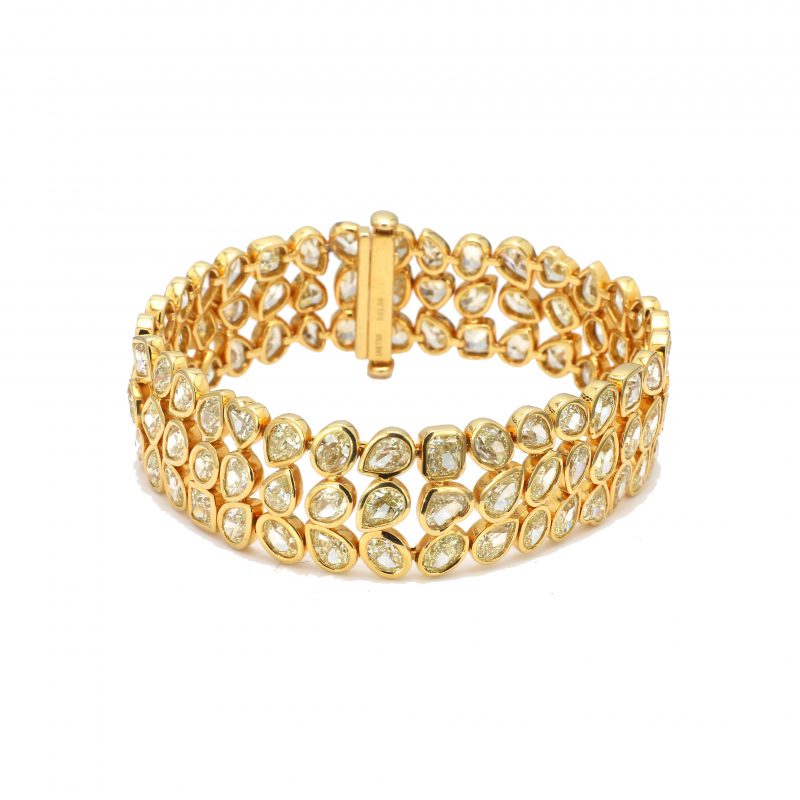 Buy Diamond Bracelet in 14KT Rose Gold Online | ORRA